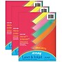 Pacon 8.5" x 11" Multipurpose Colored Paper, 20 lb., Assorted Brights, 100 Sheets Per Pack/3 Packs (PAC101049-3)~#|#~sp132959191_sc7