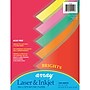Pacon 8.5" x 11" Multipurpose Colored Paper, 20 lb., Assorted Brights, 100 Sheets Per Pack/3 Packs (PAC101049-3)~#|#~sp132959193_sc7