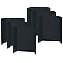 Pacon Corrugated Cardboard Presentation Board, 48" x 36", Black, 6/Pack (PAC3766-6)~#|#~sp132959273_sc7