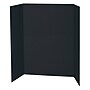 Pacon Corrugated Cardboard Presentation Board, 48" x 36", Black, 6/Pack (PAC3766-6)~#|#~sp132959274_sc7
