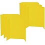 Pacon Tri-Fold Presentation Board, 36" x 48", Corrugated, Yellow, 6/Bundle (PAC3769-6)~#|#~sp132959279_sc7