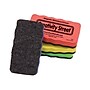 Pacon Magnetic Chalk & Whiteboard Eraser, 2.25" x 4.25", 4 Assorted Colors, 4 Erasers Per Pack, 3 Packs (PACAC2083-3)~#|#~sp132959386_sc7