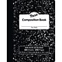 Pacon Composition Notebooks, 9.75" x 7.5", Wide Ruled, 100 Sheets, Black, 6/Bundle (PACMMK37101-6)~#|#~sp132959412_sc7