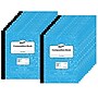 Pacon Composition Notebooks, 7.75" x 9.75", Wide Ruled, 24 Sheets, Blue, 24/Bundle (PACMMK37138-24)~#|#~sp132959415_sc7