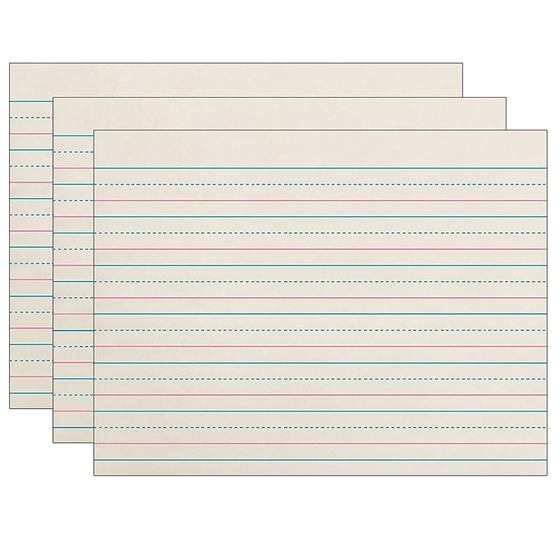 Zaner-Bloser Zaner-Bloser Handwriting Practice Paper, 10.5" x 8", White, 500 Sheets/Pack, 3 Packs/Bundle (PACZP2609-3) image 1