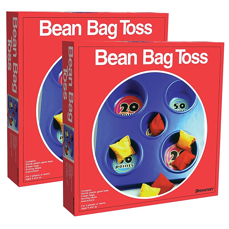 Pressman Bean Bag Toss Game, Multicolored, 2/Pack (PRE208812-2) image 1