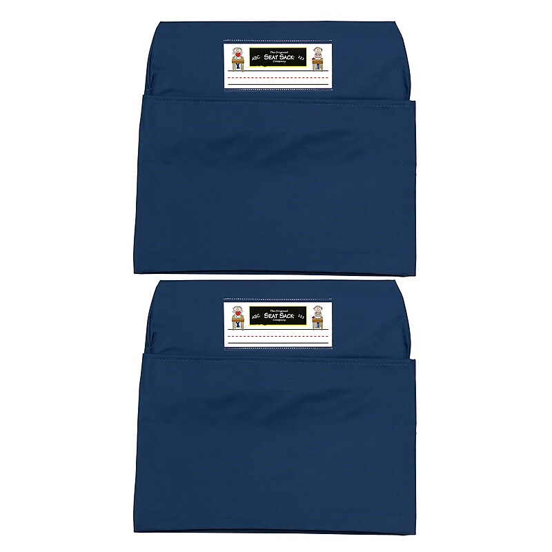 Seat Sack® Laminated Fabric Small Seat Sack, 12", Blue, 2/Bundle (SSK00112BL-2) image 1