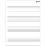 Trend Music Staff Wipe-Off Chart Laminated Paper Dry-Erase Whiteboard, 17" x 22", 6/Pack (T-27304-6)~#|#~sp132959967_sc7