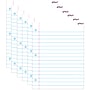 Trend Enterprises Notebook Paper Wipe-Off Chart Laminated Paper Dry-Erase Whiteboard, 17" x 22", 6/Bundle (T-27308-6)~#|#~sp132959970_sc7