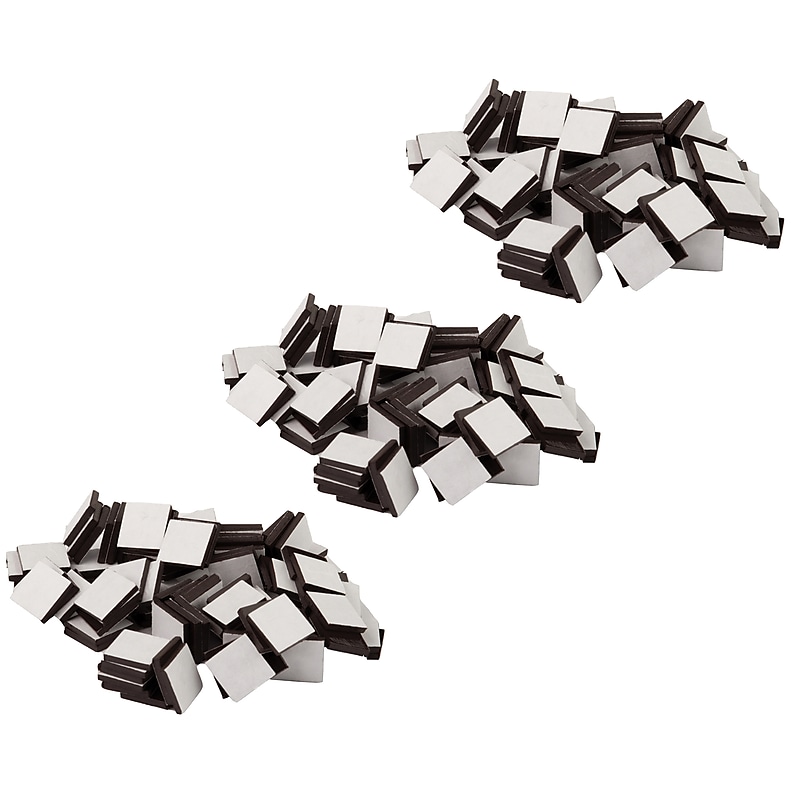 Teacher Created Resources Adhesive Magnetic Squares, 1", Black, 50 Per Pack, 3 Packs (TCR20814-3) image 1