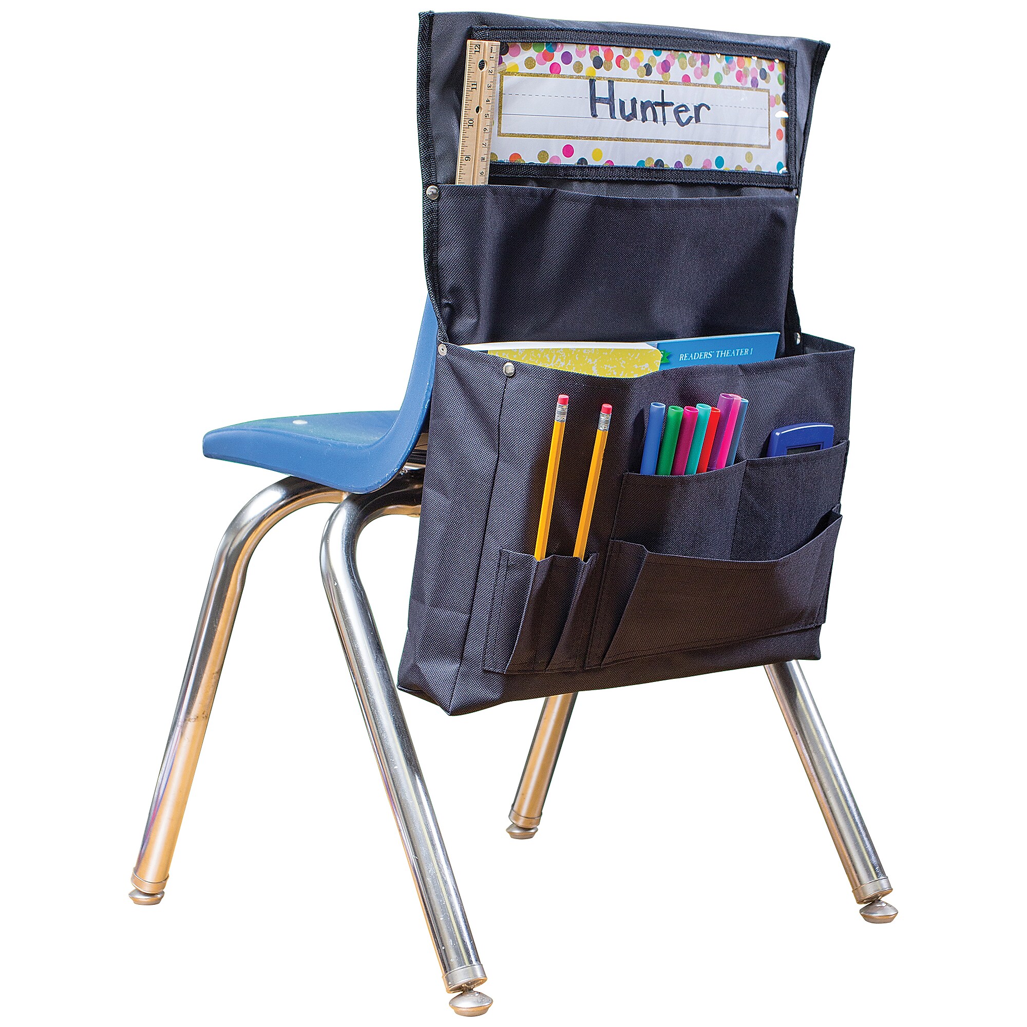 Teacher Created Resources Canvas Chair Pocket, 15.5″ x 18″, Black, Pack of 2 (TCR20883-2) Sansujyuku sansujyuku.com