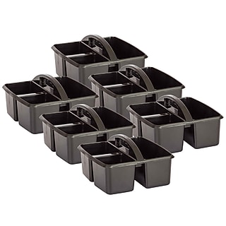 Advantus 10-Piece Desk Organizer Set, Polypropolyne, Black (38398