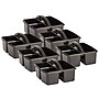 Teacher Created Resources Plastic Caddy, 9" x 9.25" x 5.25", Black, 6/Bundle (TCR20902-6)~#|#~sp132960188_sc7