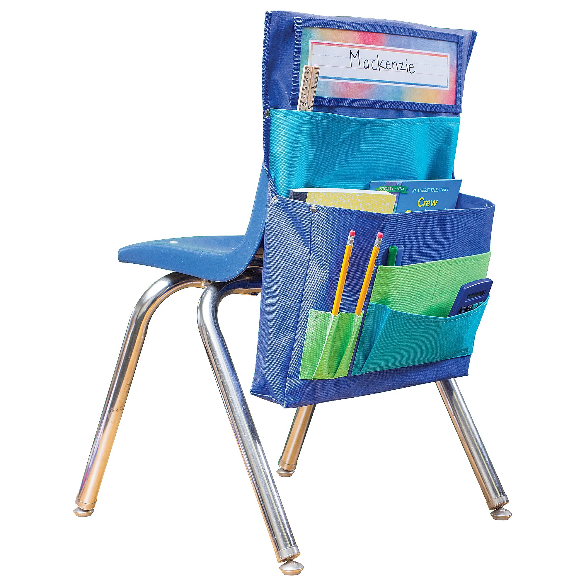 Teacher Created Resources Canvas Chair Pocket, 15.5″ x 18″, Multicolored, 2/Pack (TCR20970-2) Sansujyuku sansujyuku.com