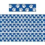 Teacher Created Resources Blue with White Paw Prints Border Trim, 3.5" x 3.125', Blue/White, 12/Pack, 6 Packs/Bundle~#|#~sp132960211_sc7
