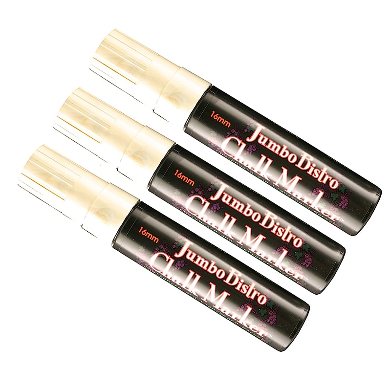 Marvy Uchida Chalk Marker, Jumbo Tip, White, Pack of 3 (UCH4810-3) image 1
