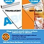 Cling-rite Removable Dry Erase Sheets Roll, 100' Roll, White (CGS1003CLINGRITE)~#|#~sp132965644_sc7