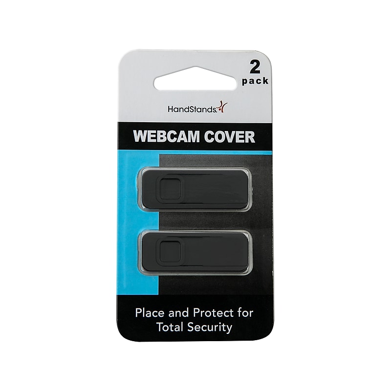 Handstands Private Eyes Webcam Cover, Black, 2/Pack (30114) image 1