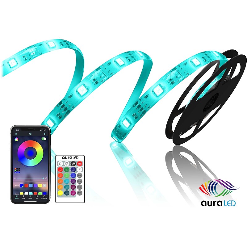 Tzumi AuraLED Mood Light Strip, Glossy (5935) image 1