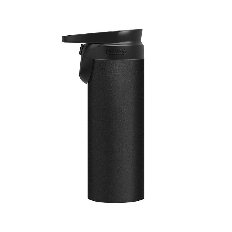 CamelBak Forge Flow Stainless Steel Vacuum Insulated Travel Mug, 16 oz., Black (2476001050) image 1