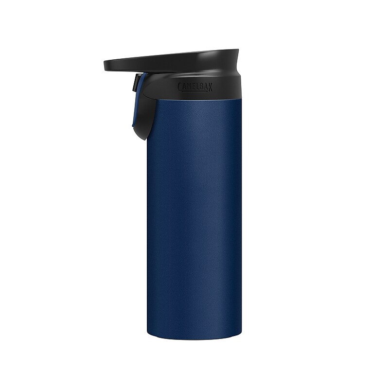 CamelBak Forge Flow Stainless Steel Vacuum Insulated Travel Mug, 16 oz., Navy (2476401050) image 1
