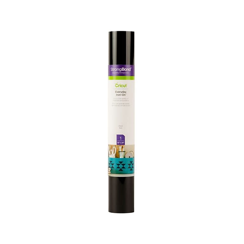 Cricut Everyday Iron-On, 24" x 12", Black (2008448) image 1