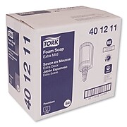 Tork Premium Extra Mild Foam Soap, Unscented, 1 L, 6/Carton