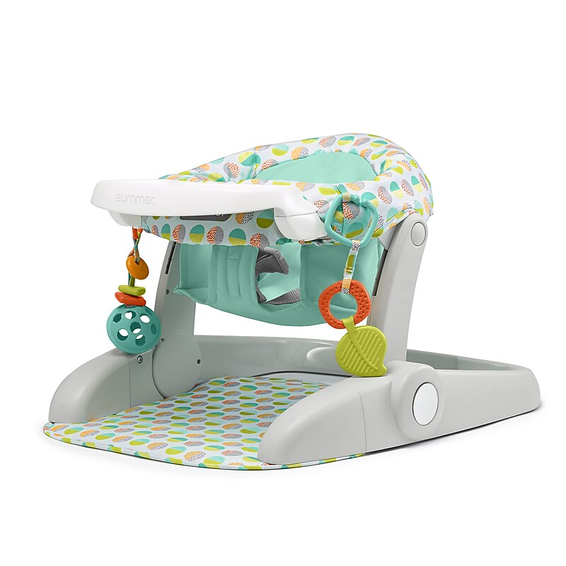 Summer Infant Learn-to-Sit Stages 3-position Fabric Kids Floor Seat, Sweet-and-Sour, Neutral (13993) image 1