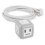 Philips 3-Outlet 2-USB Port Power Strip, 10', Gray/White (SPS3102WB/37)~#|#~sp133417298_sc7