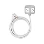 Philips 3-Outlet 2-USB Port Power Strip, 10', Gray/White (SPS3102WB/37)~#|#~sp133417300_sc7