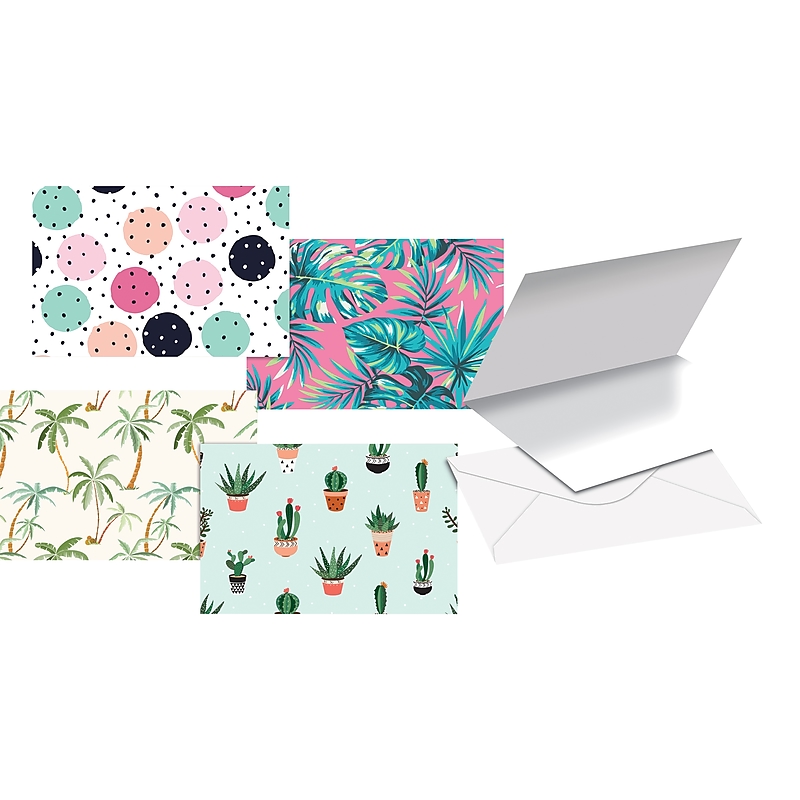 Better Office Cards with Envelopes, 4" x 6", Multicolor, 100/Pack (64565-100PK) image 1