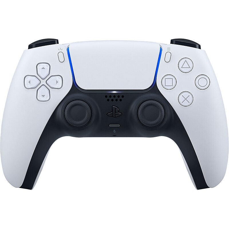 Sony DualSense Wireless Gaming Controller for PS5, USB Type-A, White/Black (3005715) image 1