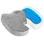 Mount-It! ErgoActive Cooling Gel Coccyx Seat Cushion, Gray (CL-1201)~#|#~sp133531018_sc7