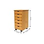 Adeptus 25.8" Solid Pine Drawer Cabinet, Medium (C0008)~#|#~sp133532715_sc7