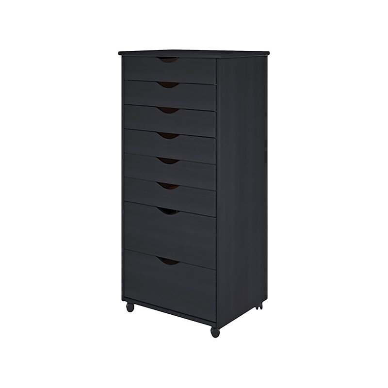Adeptus 40.28"H Drawer Cabinet, Matte Black (76169) image 1
