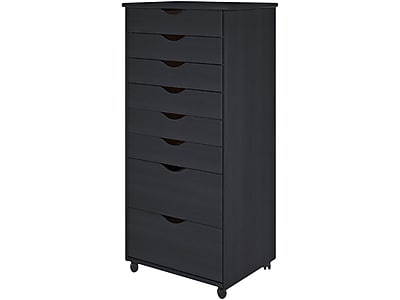 Adeptus 40.28″H Drawer Cabinet, Matte Black (76169) Sansujyuku sansujyuku.com