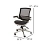 Flash Furniture Warfield Ergonomic Mesh Swivel Executive Chair, Black with Graphite Silver Frame (BL8801XBKGR)~#|#~sp133535052_sc7
