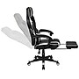 Flash Furniture 52"W Gaming Desk with White Reclining Back/Arms Gaming Chair with Footrest, Black (BLNX40RSG1031WH)~#|#~sp133535445_sc7
