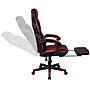 Flash Furniture 52"W Gaming Desk with Red Reclining Back/Arms Gaming Chair with Footrest, Black (BLNX40RSG1031RD)~#|#~sp133535477_sc7