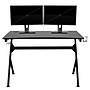 Flash Furniture 45"W Gaming Desk with Red Reclining Back/Arms Gaming Chair with Footrest, Black (BLNX40D1904RD)~#|#~sp133535550_sc7