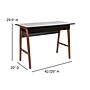 Flash Furniture 42"W Home Office Writing Computer Desk with Drawer, Black (GCMBLK60BKWAL)~#|#~sp133536272_sc7