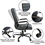 Flash Furniture Whitney Ergonomic LeatherSoft Swivel Executive Chair, Black (GO2286HBKBK)~#|#~sp133536281_sc7
