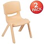Flash Furniture Whitney Plastic Student Stackable Chair, Natural, 2/Pack (2YUYCX002NAT)~#|#~sp133536704_sc7