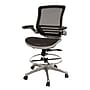 Flash Furniture Mesh Drafting Chair with Footrest and Lumbar Support, Black/Graphite Silver (BLLB8801XDBKGR)~#|#~sp133536761_sc7