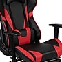 Flash Furniture 52"W Gaming Desk with Red Reclining Gaming Chair with Footrest, Black (BLNX30RSG1031RD)~#|#~sp133536814_sc7