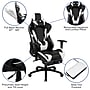 Flash Furniture 52"W Gaming Desk with Black Reclining Gaming Chair with Footrest, Black (BLNX30RSG1031BK)~#|#~sp133536929_sc7
