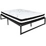 Flash Furniture Louis 14" Metal Platform Bed Frame with 10" Pocket Spring Mattress, Full (XUBD1000110PSMF)~#|#~sp133537405_sc7