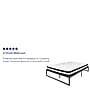 Flash Furniture Louis 14" Metal Platform Bed Frame with 10" Pocket Spring Mattress, Full (XUBD1000110PSMF)~#|#~sp133537417_sc7