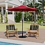 Flash Furniture 9' Round Patio Umbrella and Base, Red (GM402003UB19RED)~#|#~sp133537842_sc7