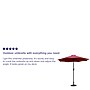 Flash Furniture 9' Round Patio Umbrella and Base, Red (GM402003UB19RED)~#|#~sp133537848_sc7